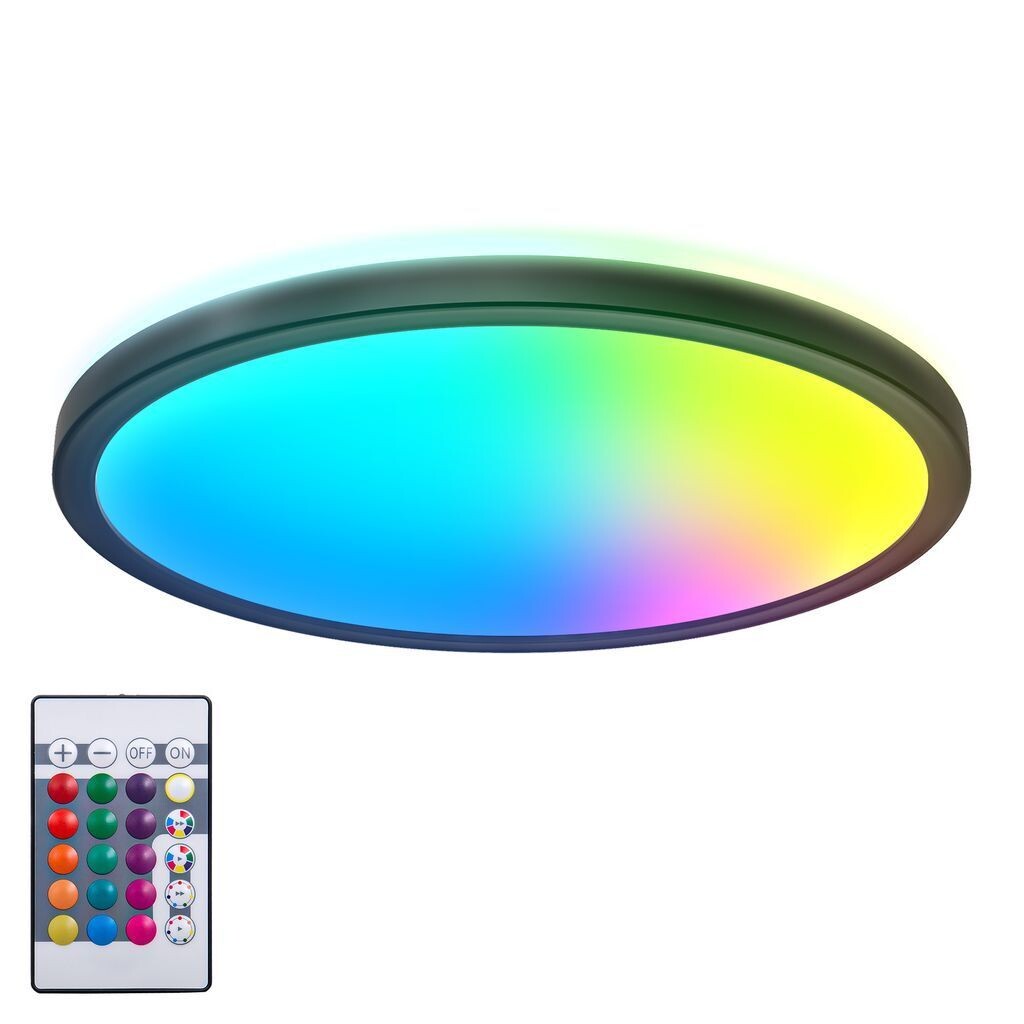 

Светодиодный потолочный светильник с регулируемой яркостью, RGB, меняющий цвет, потолочный светильник непрямого света, 15 Вт B.K.Licht