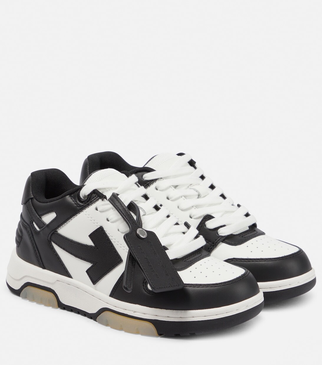 

Кожаные кроссовки Out Of Office Off-White, черный