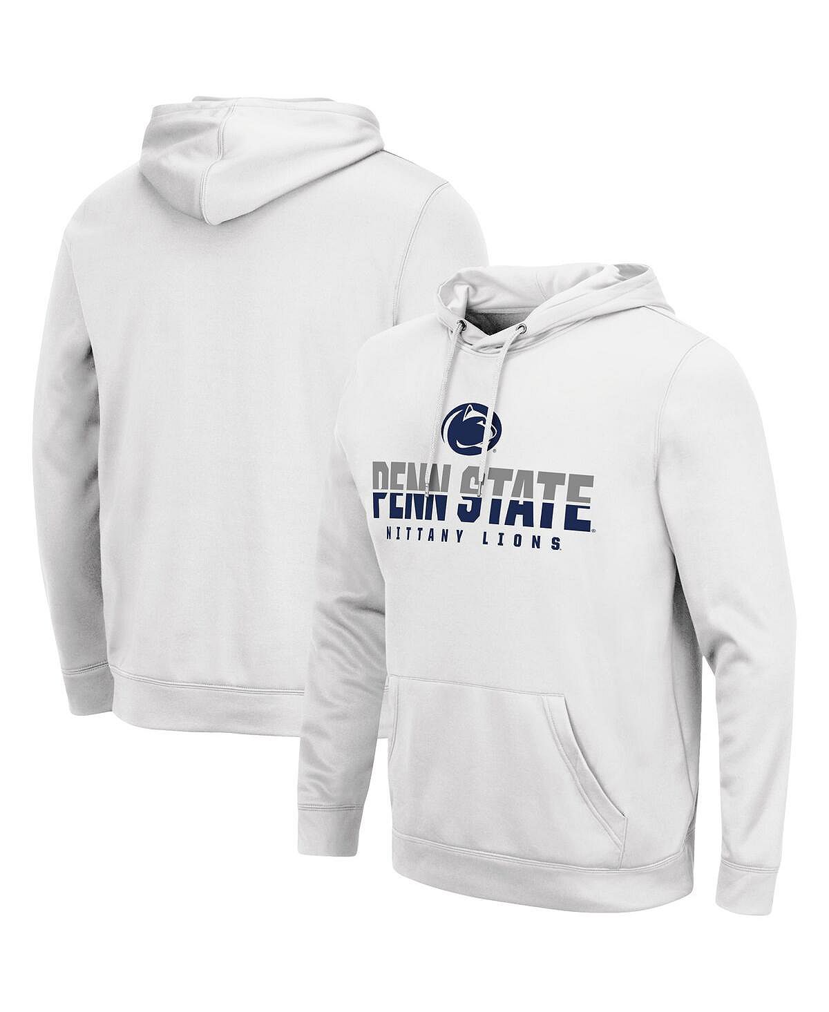 Мужской белый пуловер с капюшоном Penn State Nittany Lions Lantern Colosseum