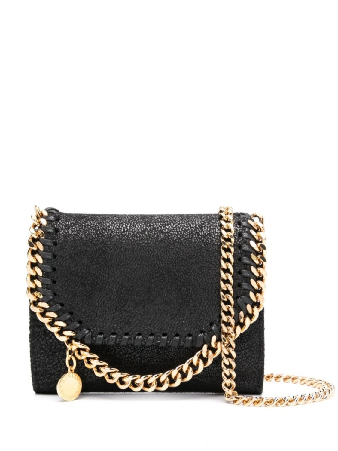 

Stella McCartney кошелек Falabella Small Flap, черный