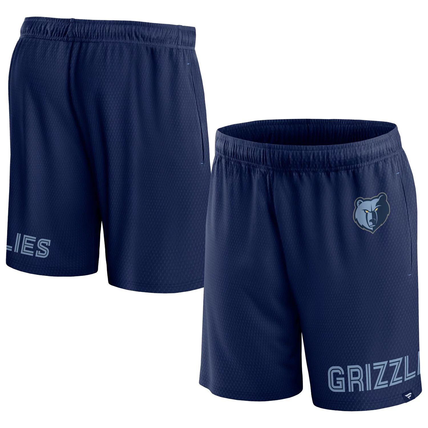 цена Мужские фирменные темно-синие шорты из сетки Memphis Grizzlies Free Throw Fanatics