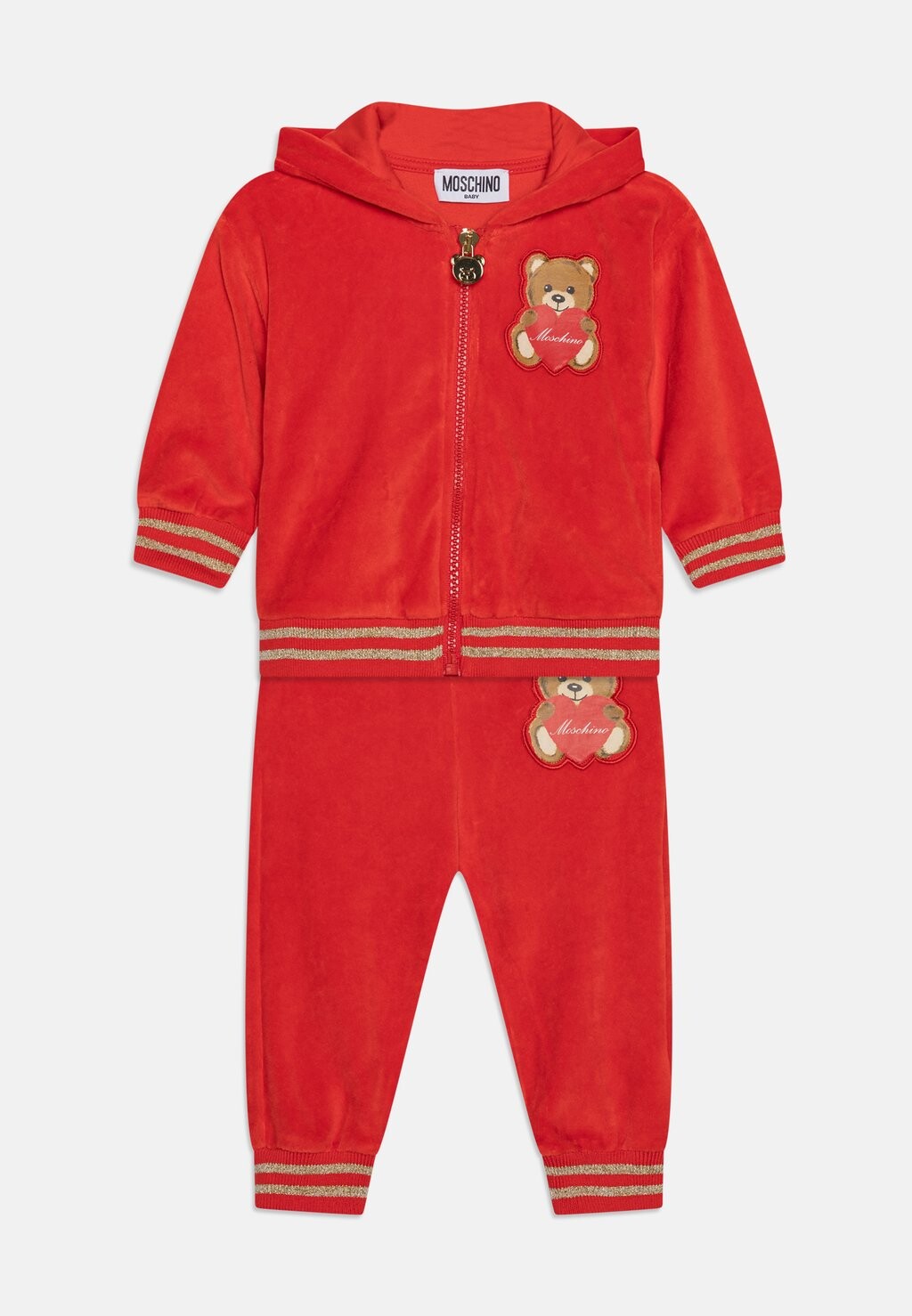 

Спортивный костюм BABY HOODED TRACKSUIT SET MOSCHINO, цвет poppy red