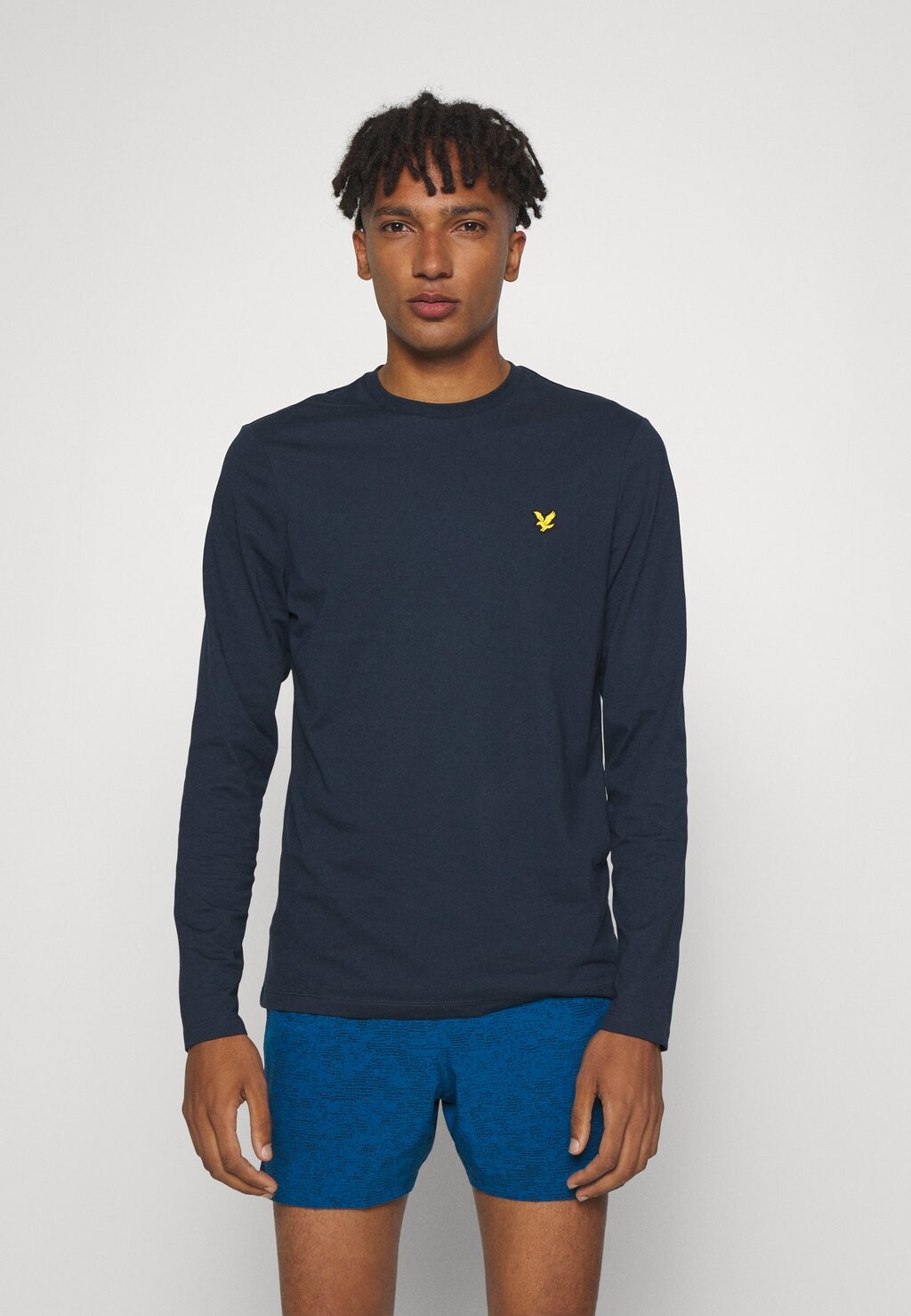 

Футболка с длинным рукавом LONGSLEEVE MARTIN Lyle & Scott, темно-синий