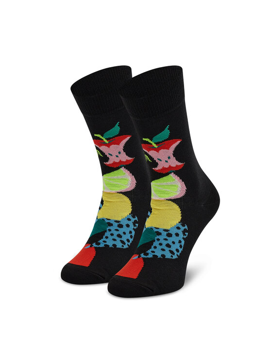Высокие носки унисекс Happy Socks, черный