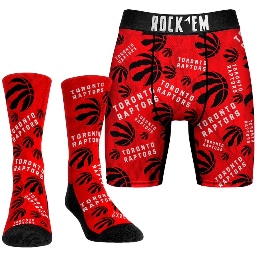 

Боксеры Rock Em Socks Toronto Raptors, красный