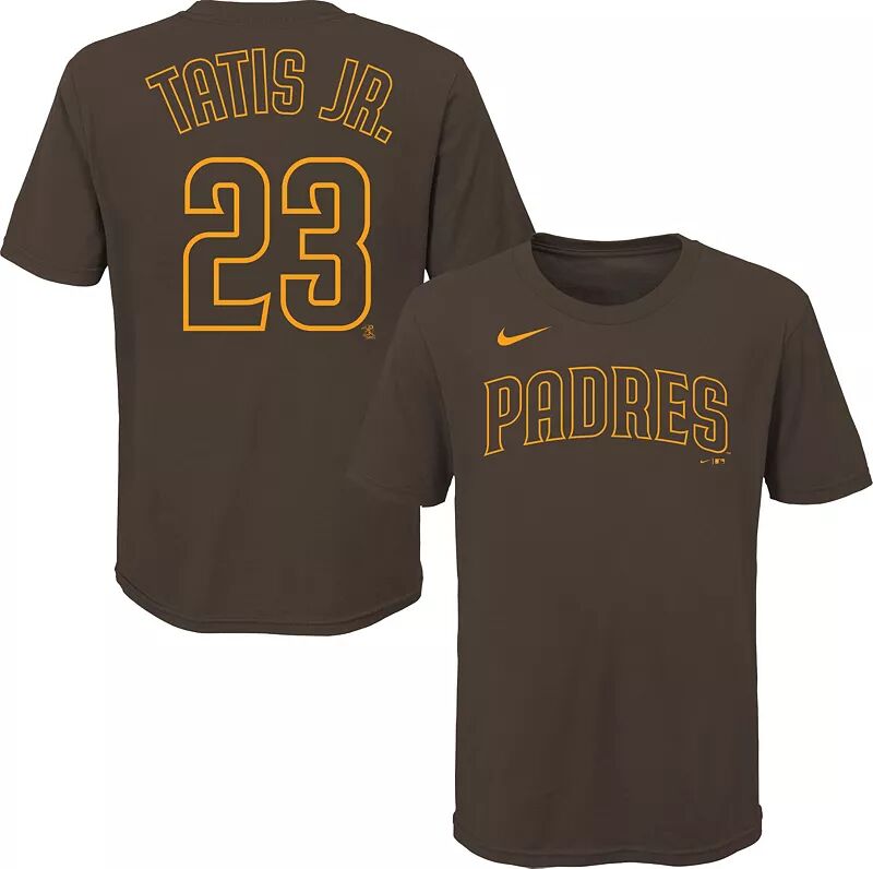 Коричневая футболка Nike Youth San Diego Padres Fernando Tatis Jr. # 23