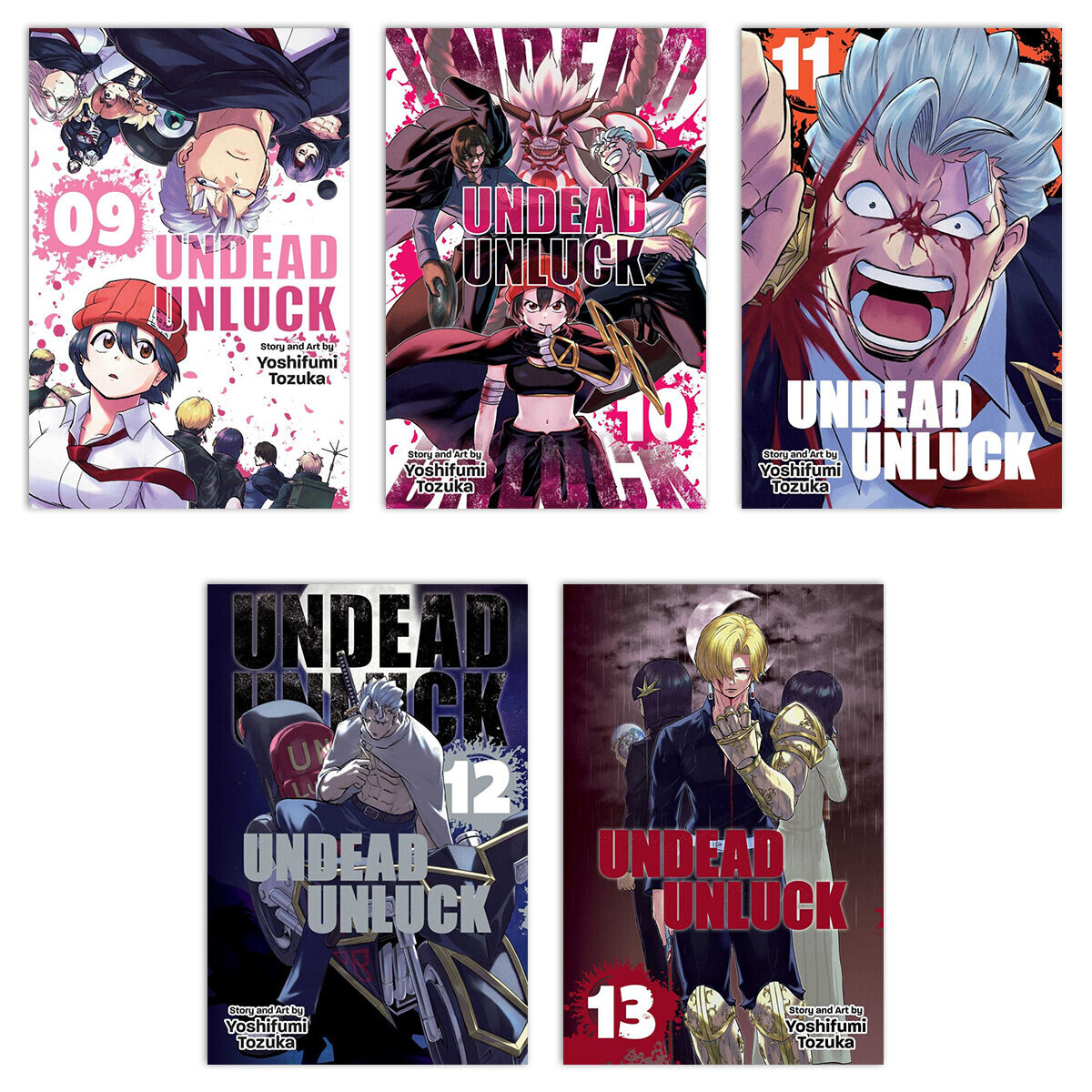 

Манга Undead Unluck Manga (9-13) Bundle