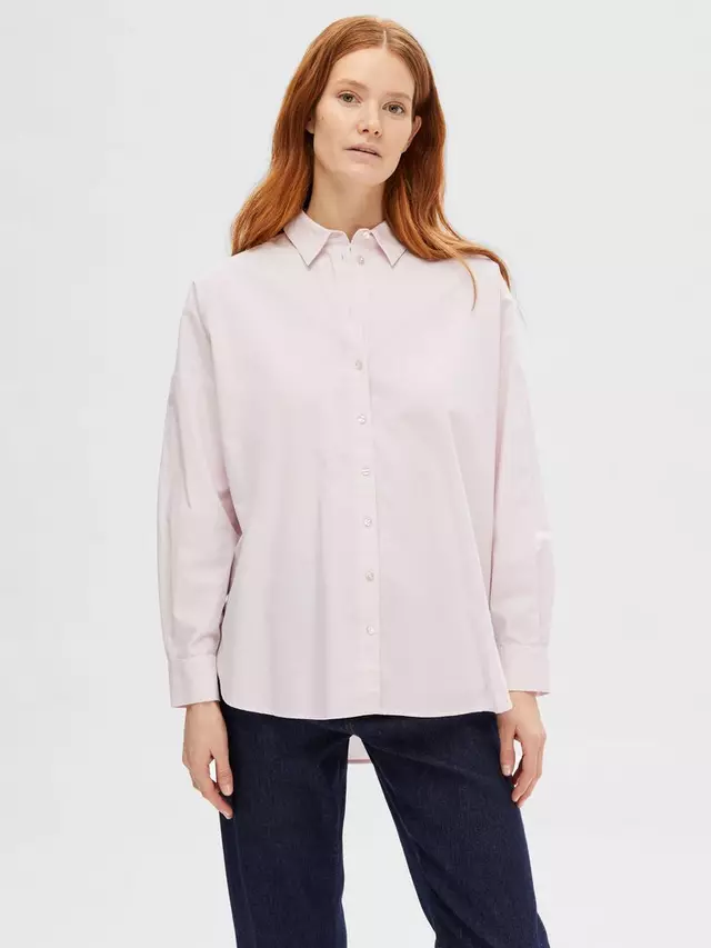

Рубашка SELECTED FEMME SELECTED FEMME Indina, цвет cradle pink