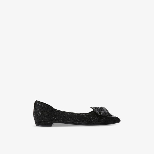 

Балетки Regal Bow, украшенные кристаллами Carvela, черный