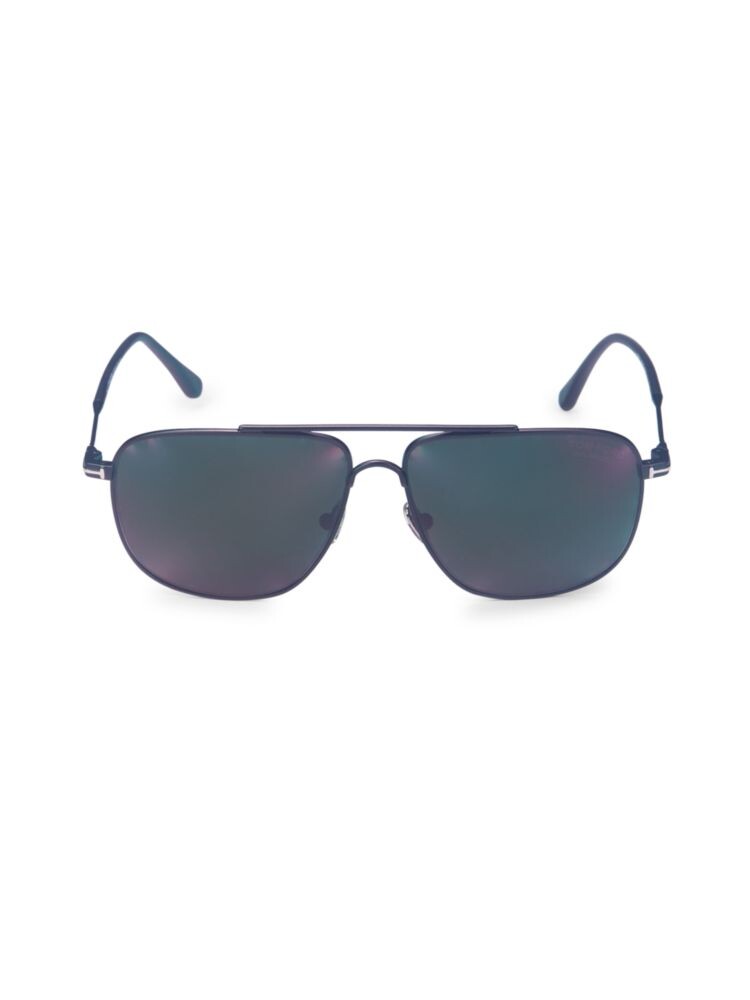 

Квадратные солнцезащитные очки 58MM Tom Ford, черный