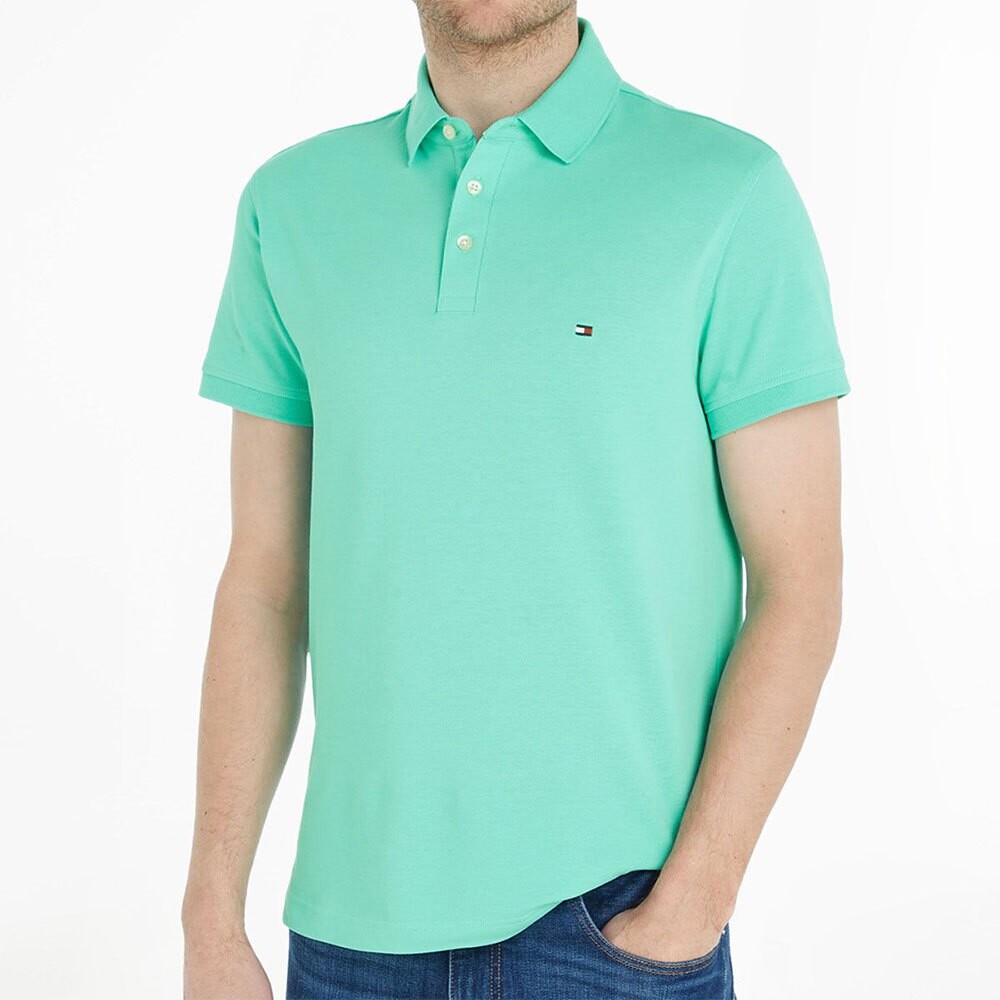 

Поло Tommy Hilfiger 1985 Slim, зеленый