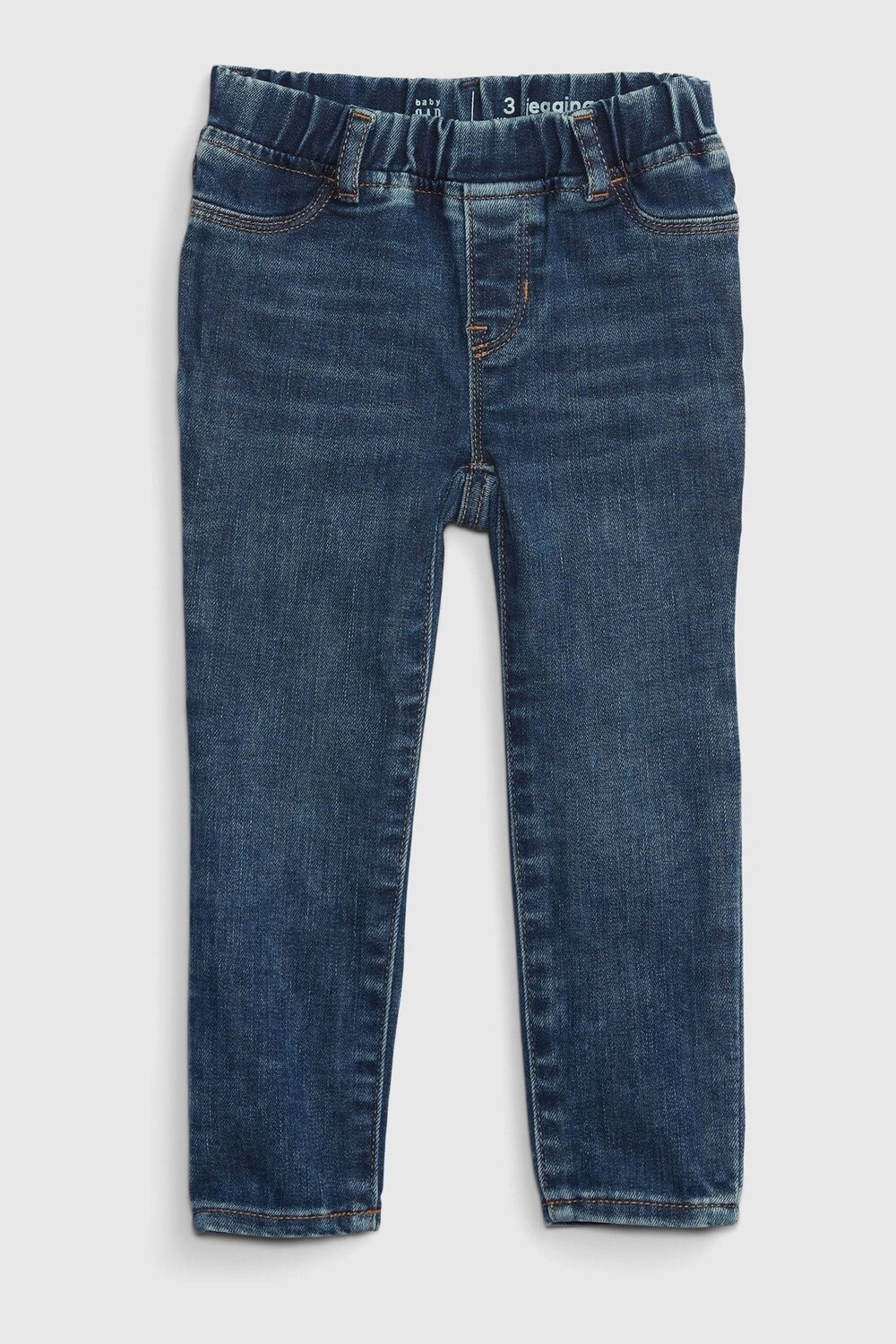 

Джеггинсы без застежек Gap, синий
