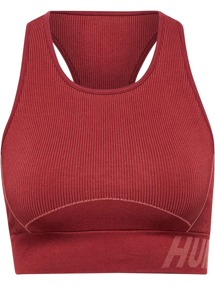 

Спортивная футболка Hummel S/L Hmlte Multisport Damen, цвет cabernet/apple butter melange