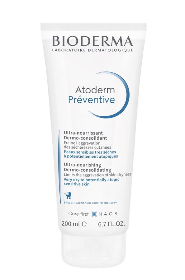 Bioderma Atoderm Préventive крем для лица и тела, 200 ml масло для тела лица и волос body huile de soin 100мл