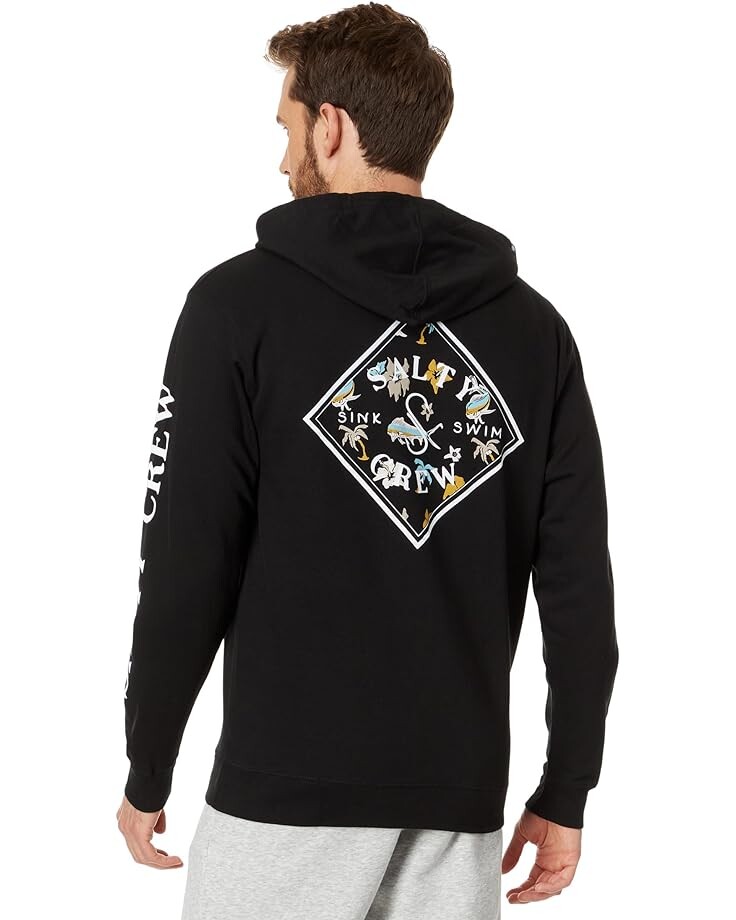 

Худи Salty Crew Tippet Shores Fill Pullover Fleece Hoodie, черный