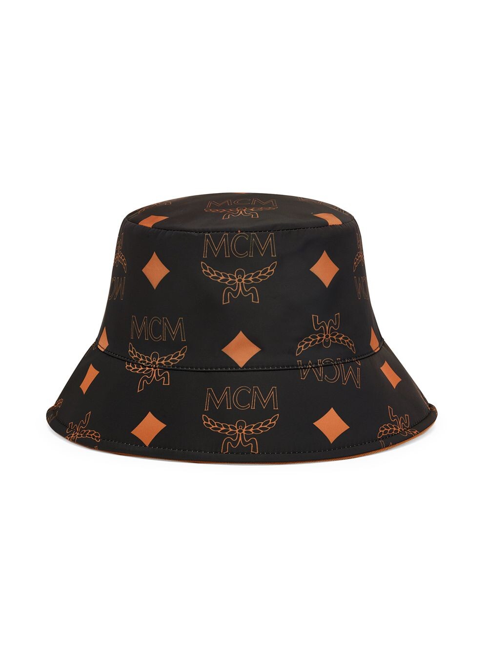 

Двусторонняя панама макси с монограммой MCM, черный