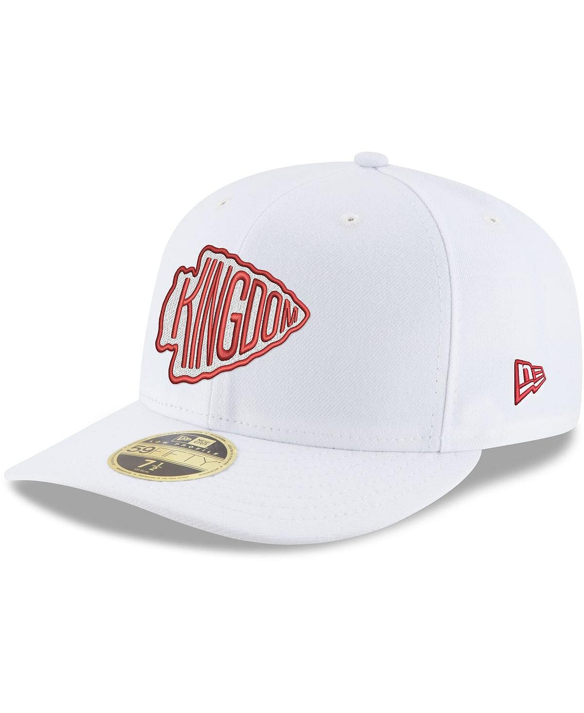 

Мужская белая кепка Kansas City Chiefs с альтернативным логотипом Omaha Low Profile 59Fifty. New Era
