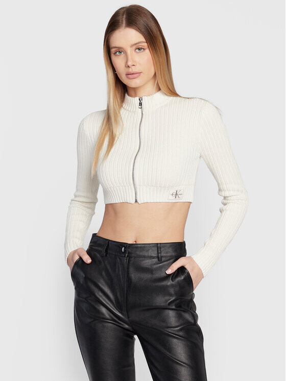 

Кардиган приталенного кроя Calvin Klein, экрю