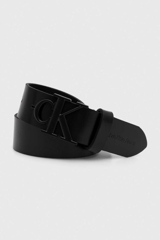 

Кожаный ремень Calvin Klein Jeans, черный