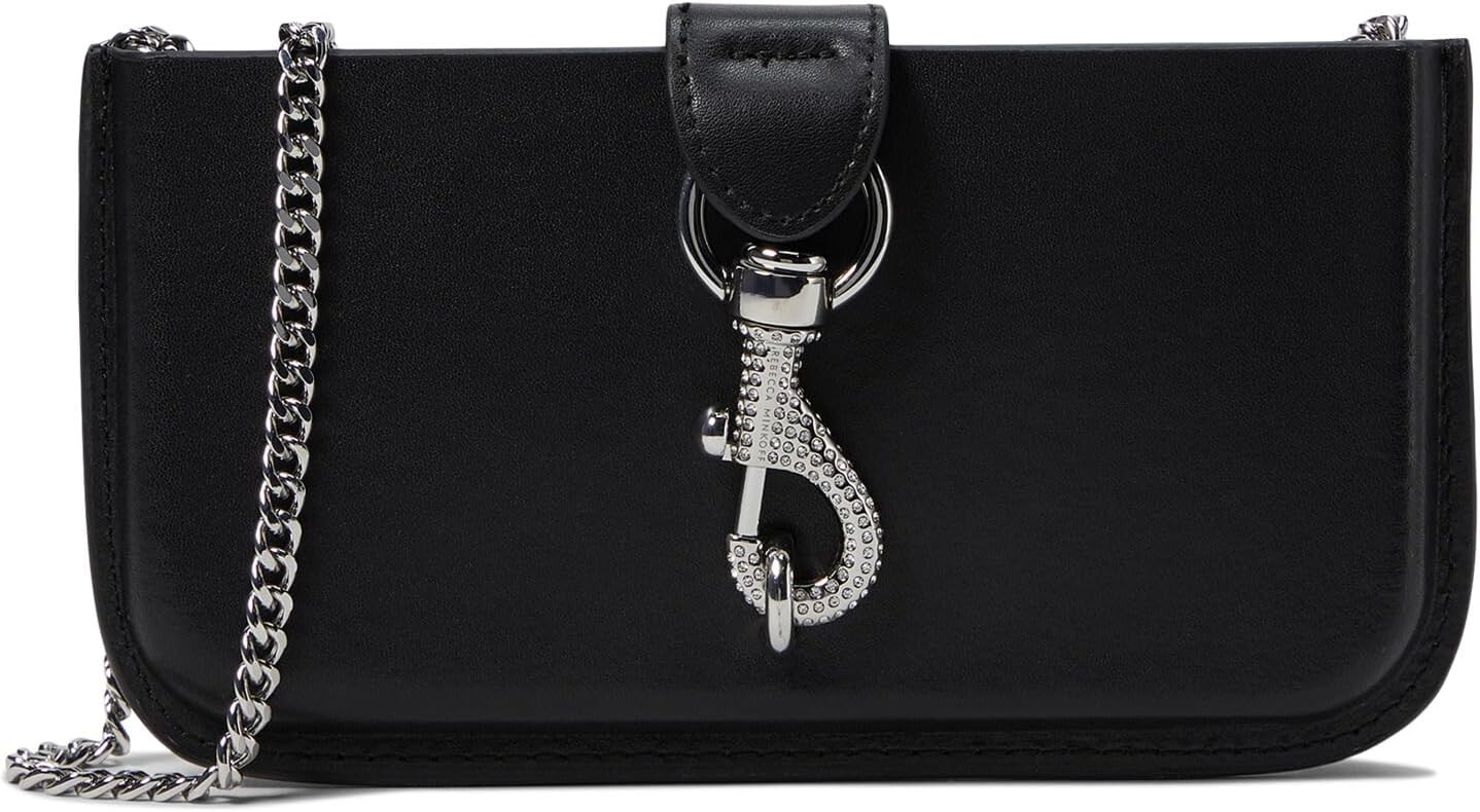 

Через плечо для телефона с кристаллом Dog Rebecca Minkoff, черный