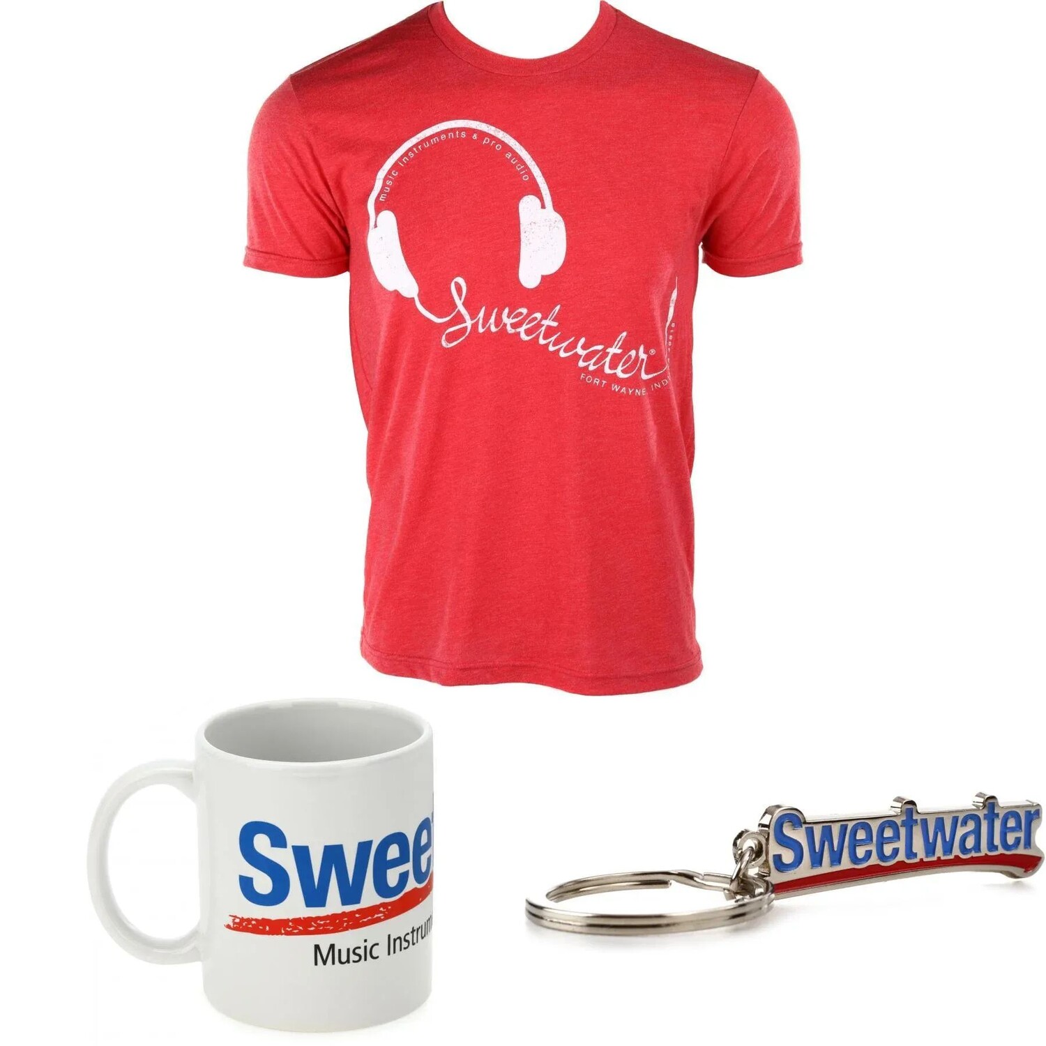 

Подарочный набор футболок с графическим рисунком Sweetwater «Headphone Script» — маленький