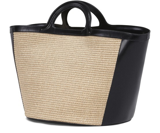 

Большая сумка Tropicalia из кожи и рафии. Marni