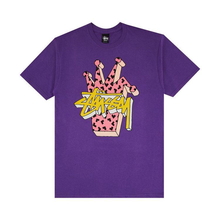 

Футболка Stussy 3D Crown 'Purple', фиолетовый