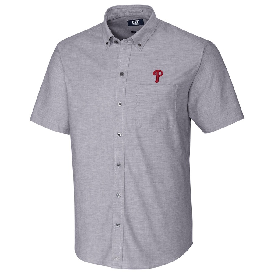 

Рубашка Cutter & Buck Philadelphia Phillies, угольный