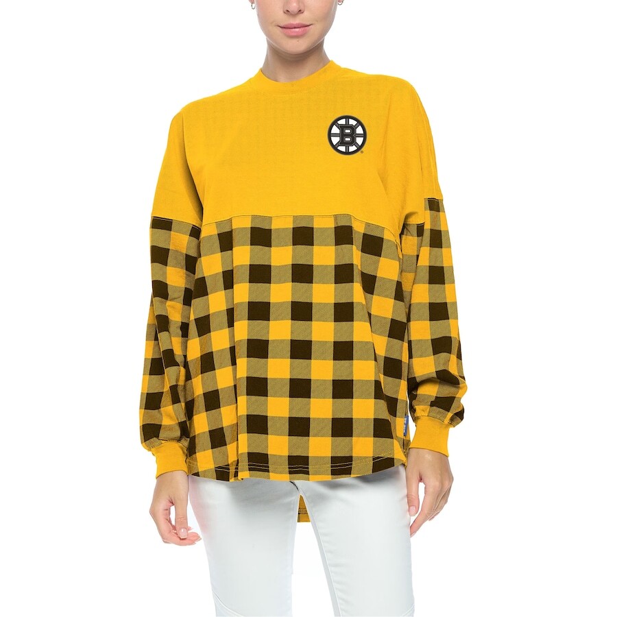 

Футболка с длинным рукавом Fanatics Branded Boston Bruins, золотой
