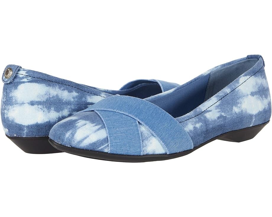 Балетки Anne Klein Oalise, цвет Denim Tie-Dye