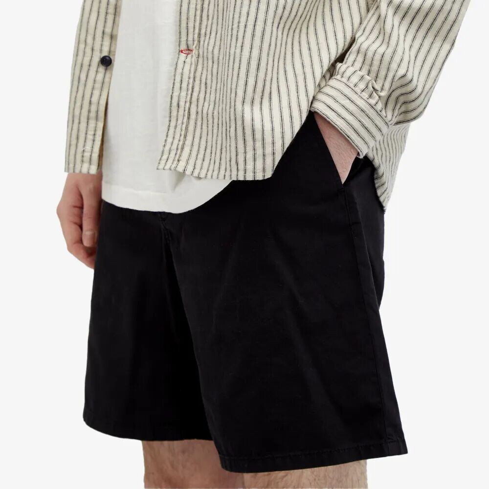 

Norse Projects Aros Regular Органические шорты из легкого твила, черный