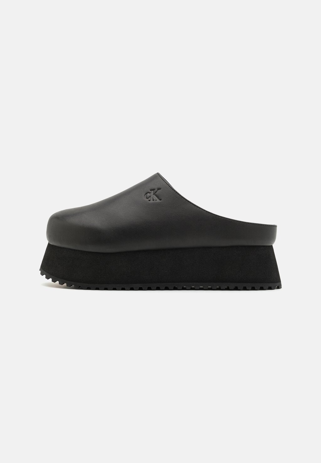 

Тапочки Close Toe Flatform Calvin Klein Jeans, цвет triple black