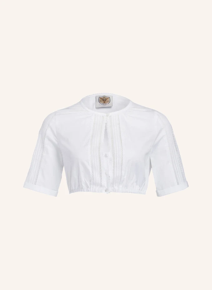 Блузка «дирндль» с кружевом Berwin & Wolff, белый