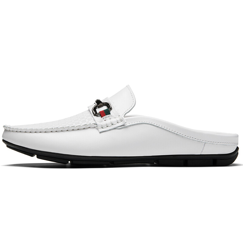

Сабо с закрытым носком для мужчин Devanro, цвет White glossy