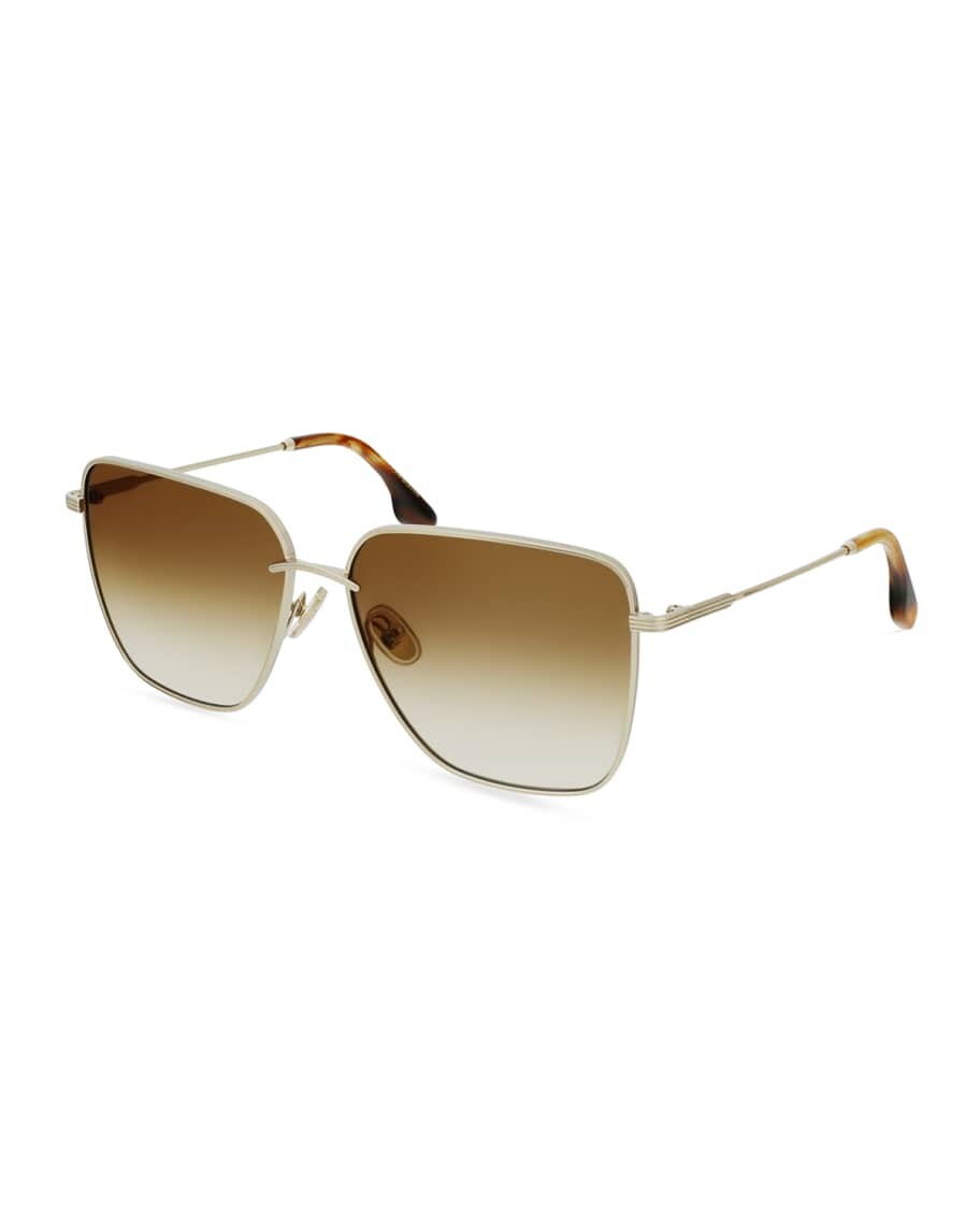 

Квадратные металлические солнцезащитные очки Groove Victoria Beckham