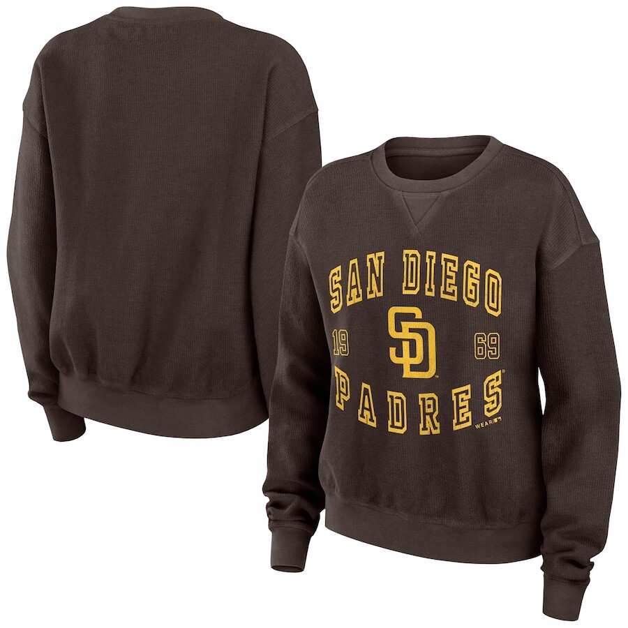 

Толстовка WEAR by Erin Andrews San Diego Padres, коричневый