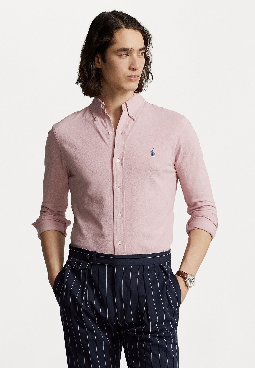 

Рубашка LONG SLEEVE Polo Ralph Lauren, чинос розовый