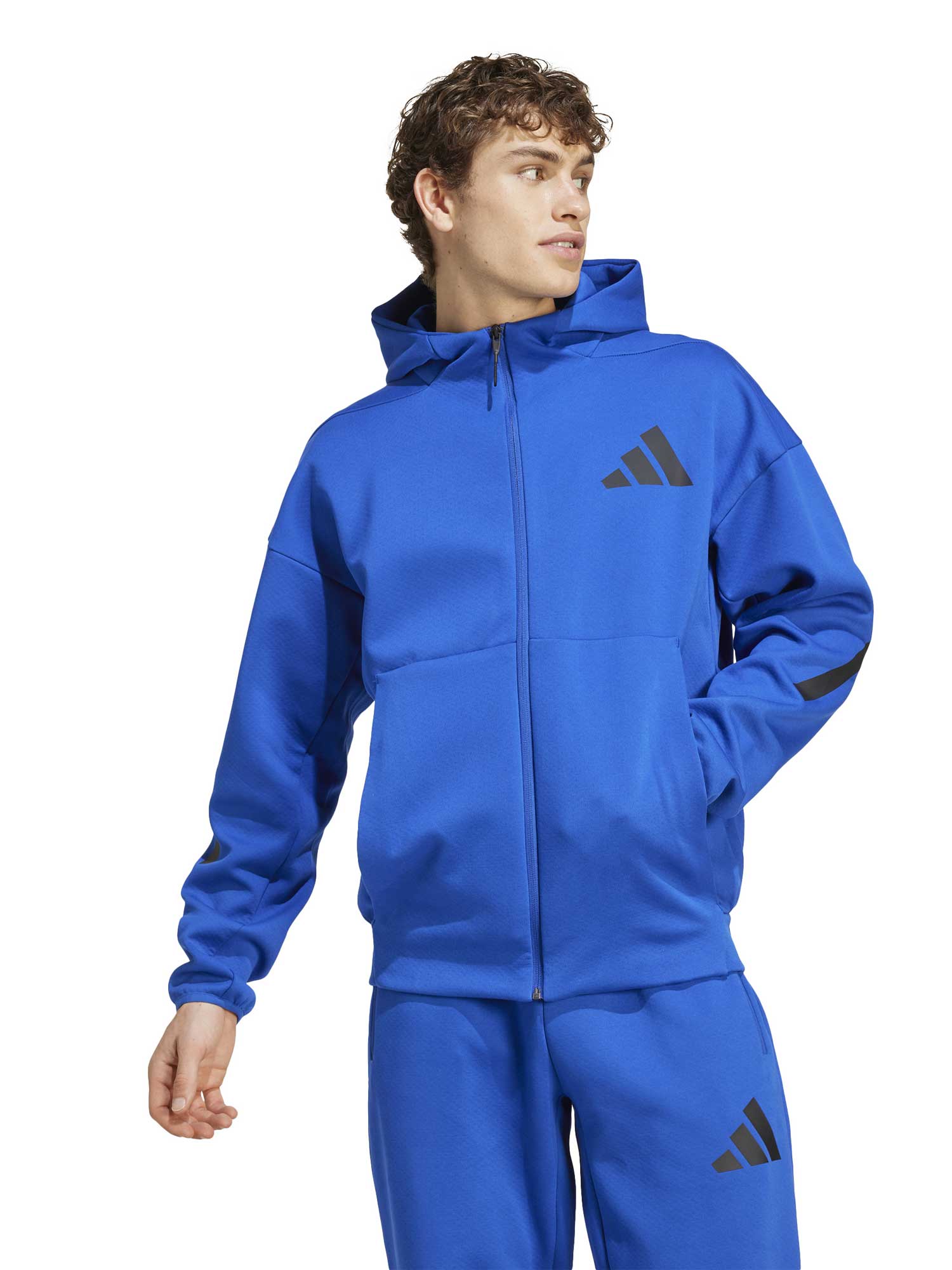 

Толстовка Adidas Sportswear New Z.N.E. Full-Zip Hooded Track Jacket, синий