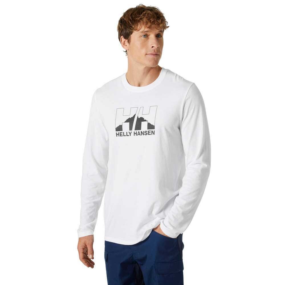 

Футболка с длинным рукавом Helly Hansen Nord Graphic, белый