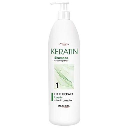 Prosalon Keratin Hair Repair Витаминный комплекс 1 Шампунь для поврежденных волос 1000г, Chantal