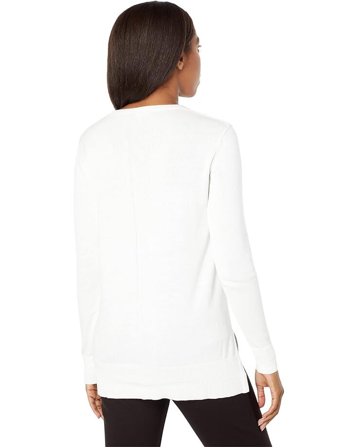 

Свитер Lisette L Montreal Ellie Organic Cotton V-Neck Sweater, белый