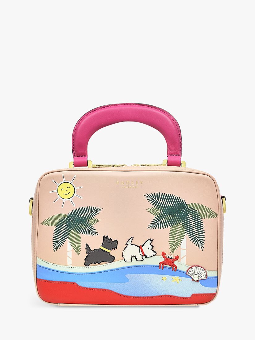 

Маленькая сумка через плечо Radley Vacation Street на молнии, розовый цвет Prarie