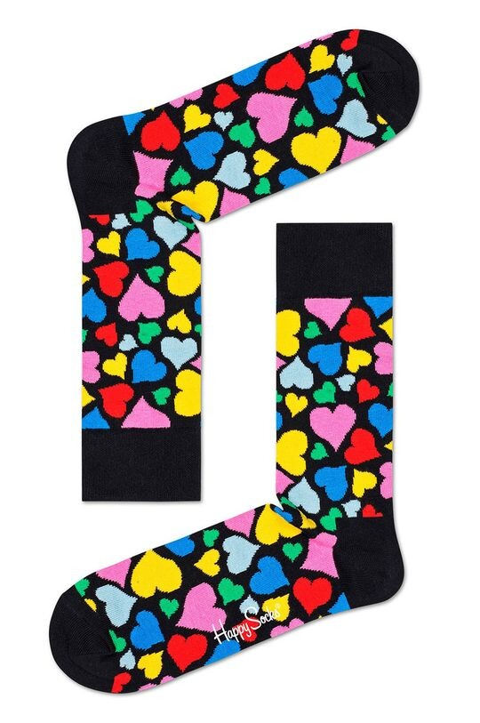 

Носки с сердечками Happy Socks, мультиколор