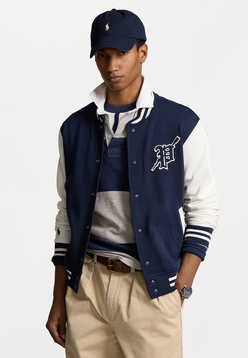 

Толстовка на молнии Long Sleeve Polo Ralph Lauren, цвет cruise navy/nevis