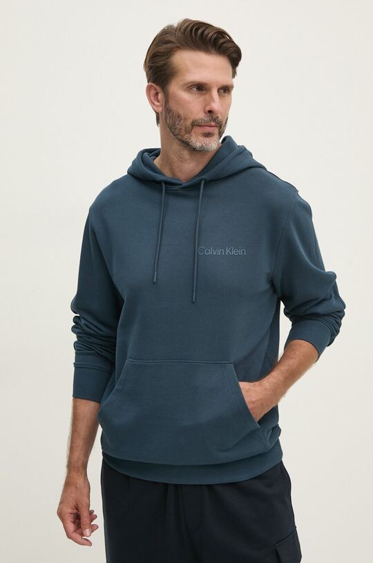 

Хлопковая толстовка Calvin Klein Jeans, темно-синий