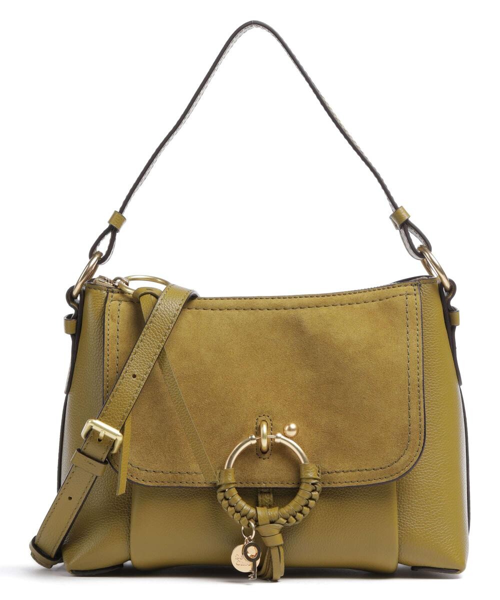 

Сумка через плечо Joan из матовой яловой кожи, мелкозернистой яловой кожи. See By Chloé, зеленый