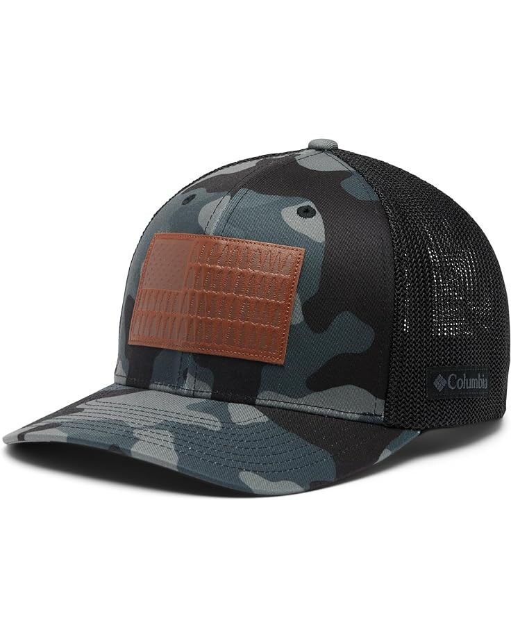 

Бейсболка Columbia Columbia Rugged Outdoor Mesh, цвет Black Mod Camo/Tree Flag