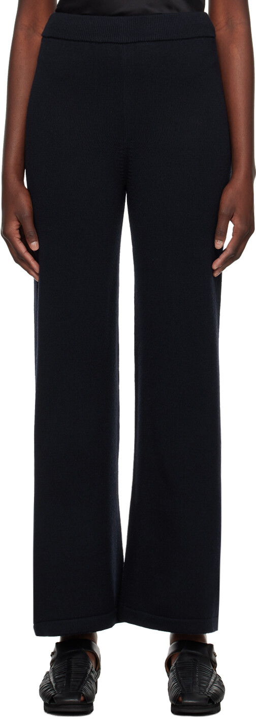 

Темно-синие брюки Visone Lounge Max Mara Leisure, Синий