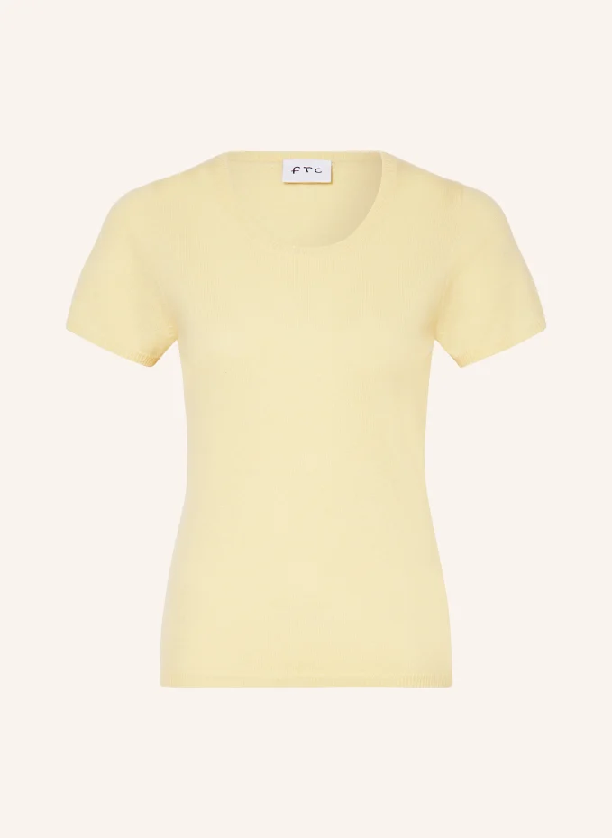 трикотажная кашемировая рубашка ftc cashmere желтый Трикотажная кашемировая рубашка Ftc Cashmere, желтый