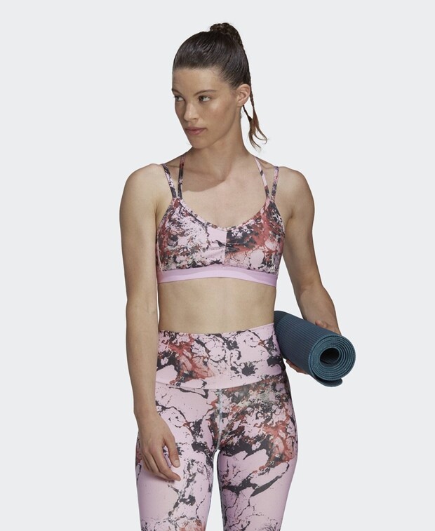 

Мягкий бюстгальтер adidas Performance, фиолетовый